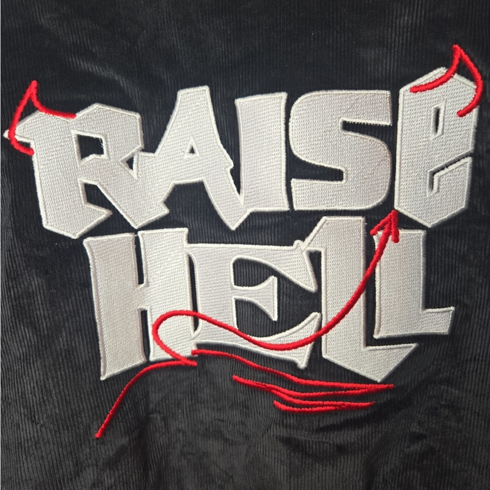 New Jersey Devils Raise Hell Men's Corduroy Jacket Medium - Picture 6 of 6